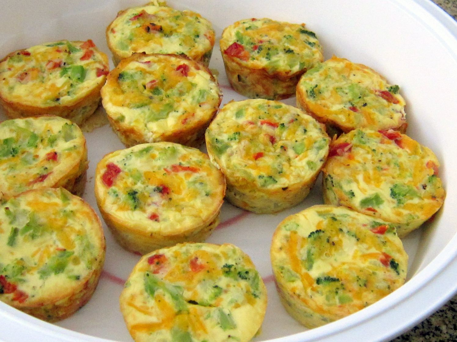 Crustless Mini Sausage Quiches