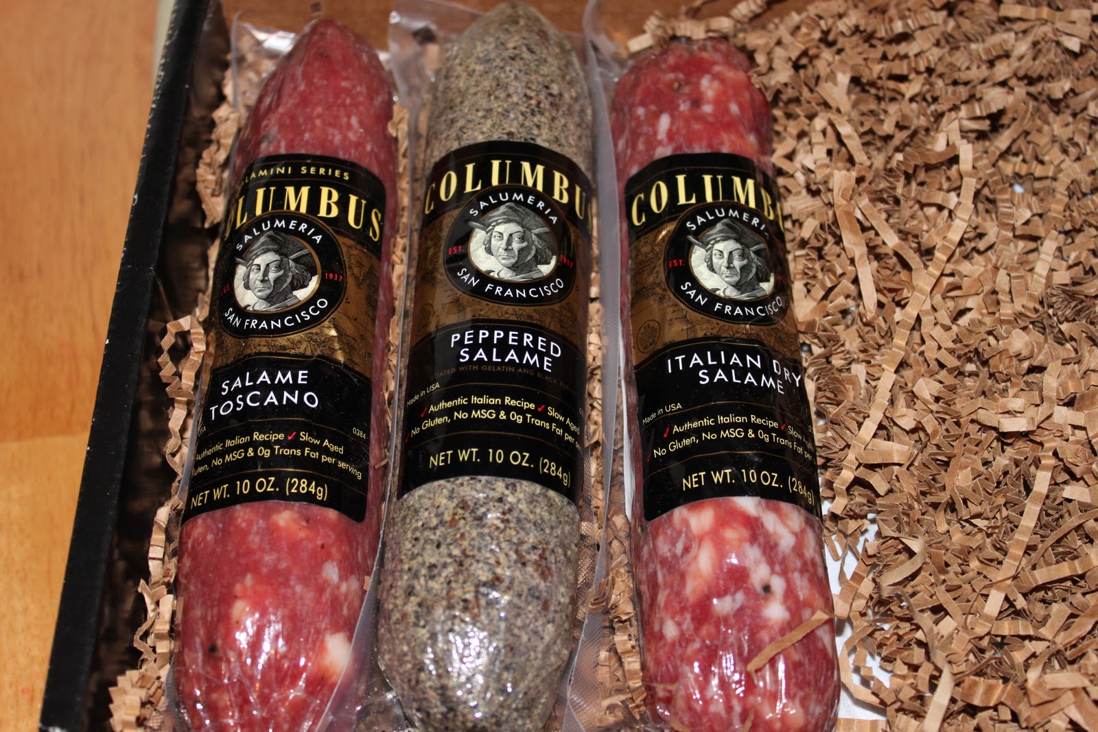 Susan's Disney Family Columbus Salame, pure deliciousness!