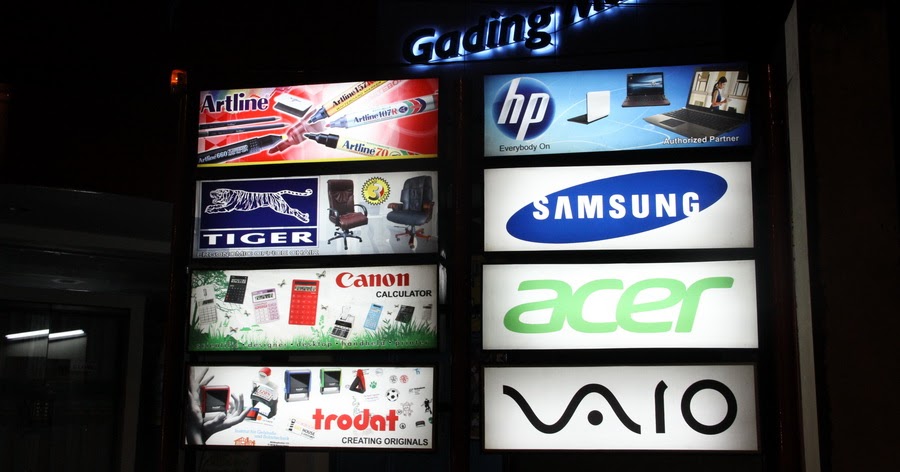 Contoh Neon Box Pulsa / Neon Box Murah Berkualitas