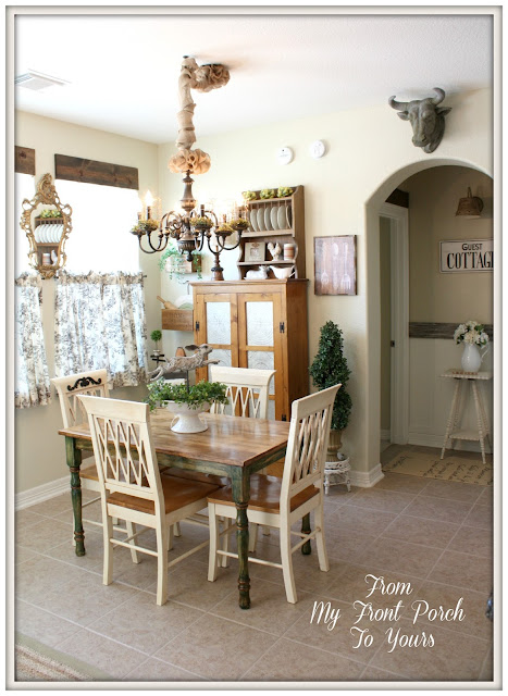 French Country Kitchen From My Front Porch To Yours breakfast nook