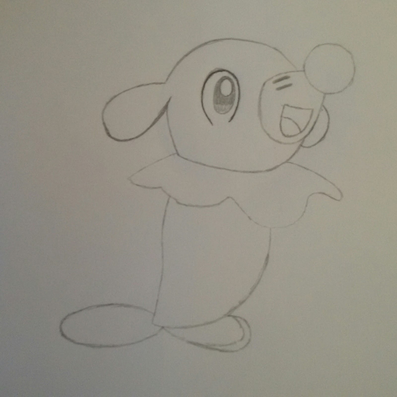 Desenhos de Pokémon Popplio - Como desenhar Pokémon Popplio passo a passo