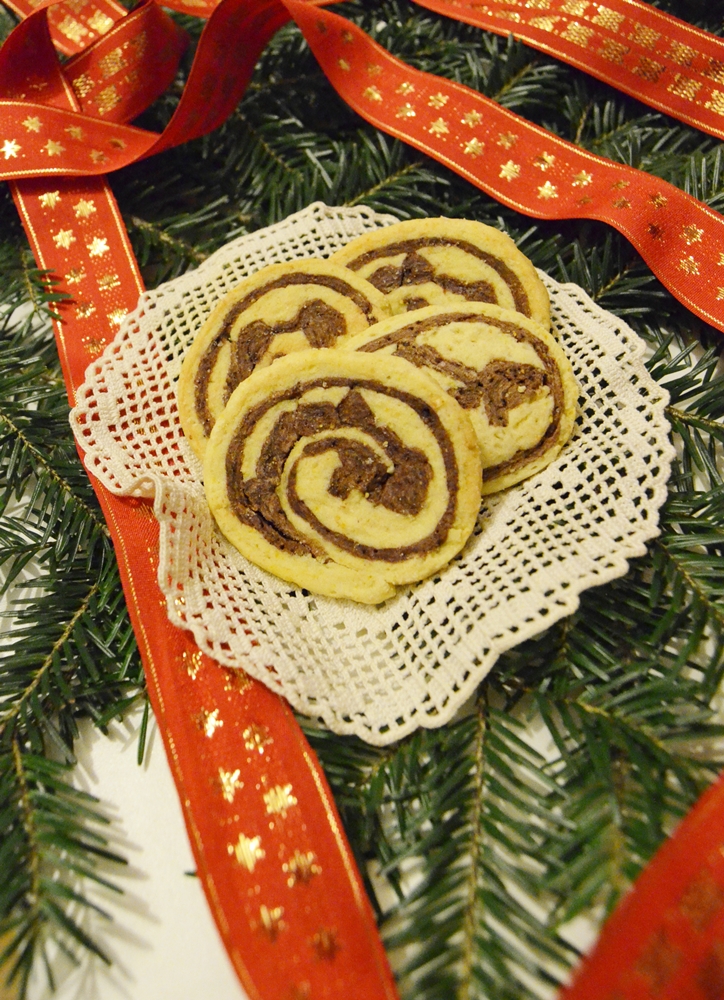 Fursecuri duo, cu portocala si cacao