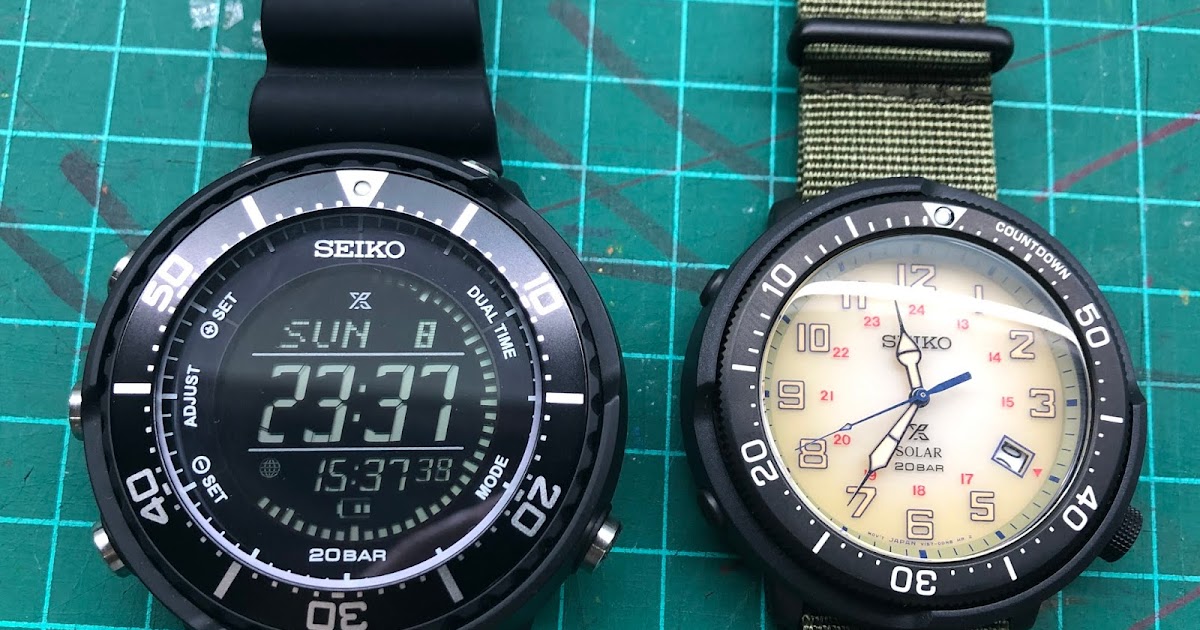 My Eastern Watch Collection: Head-To-Head: Seiko Prospex Fieldmaster  LOWERCASE SBEP001 