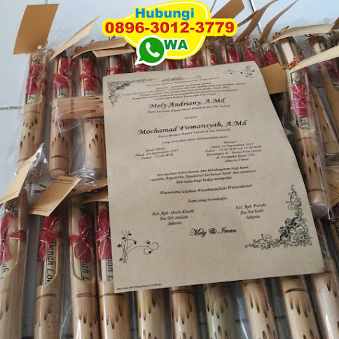 pabrik Undangan bambu gulung reseller 49927