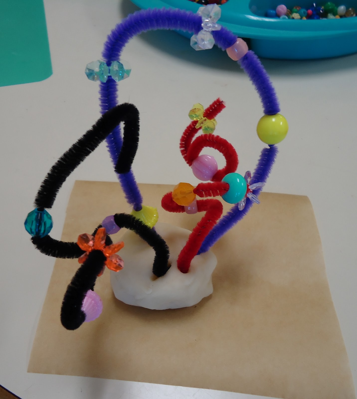 To the Lesson! Pipe Cleaner Sculptures