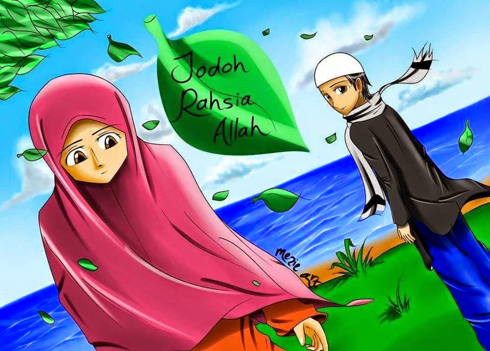 Gambar Dp Bbm Muslimah Solekha Berhijab Syar Kata Humor Lukisan