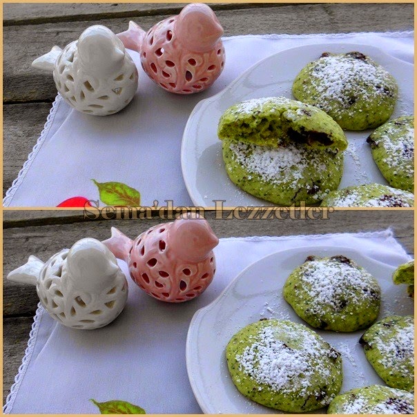 Semadan Lezzetler ISPANAKLI,ÇİKOLATALI KURABİYE