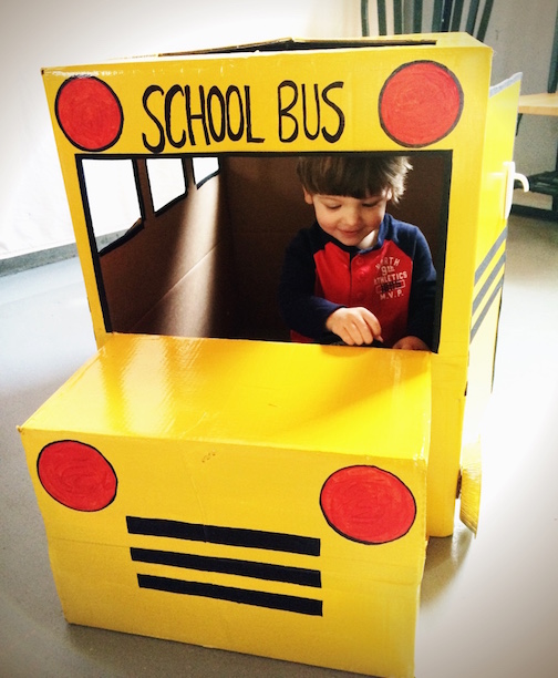 Collection 105+ Images how to make a school bus out of cardboard box Updated