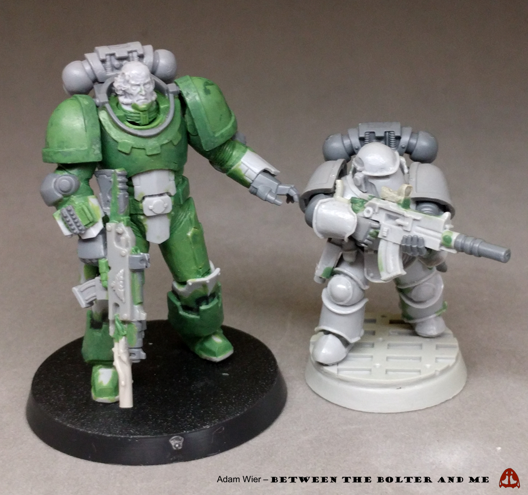 Between the Bolter and Me Building a Truescale Space Marine Redux