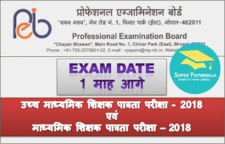 MP Vyapam: High & Middle  School Teacher Eligibility Test - 2018 Date Extended