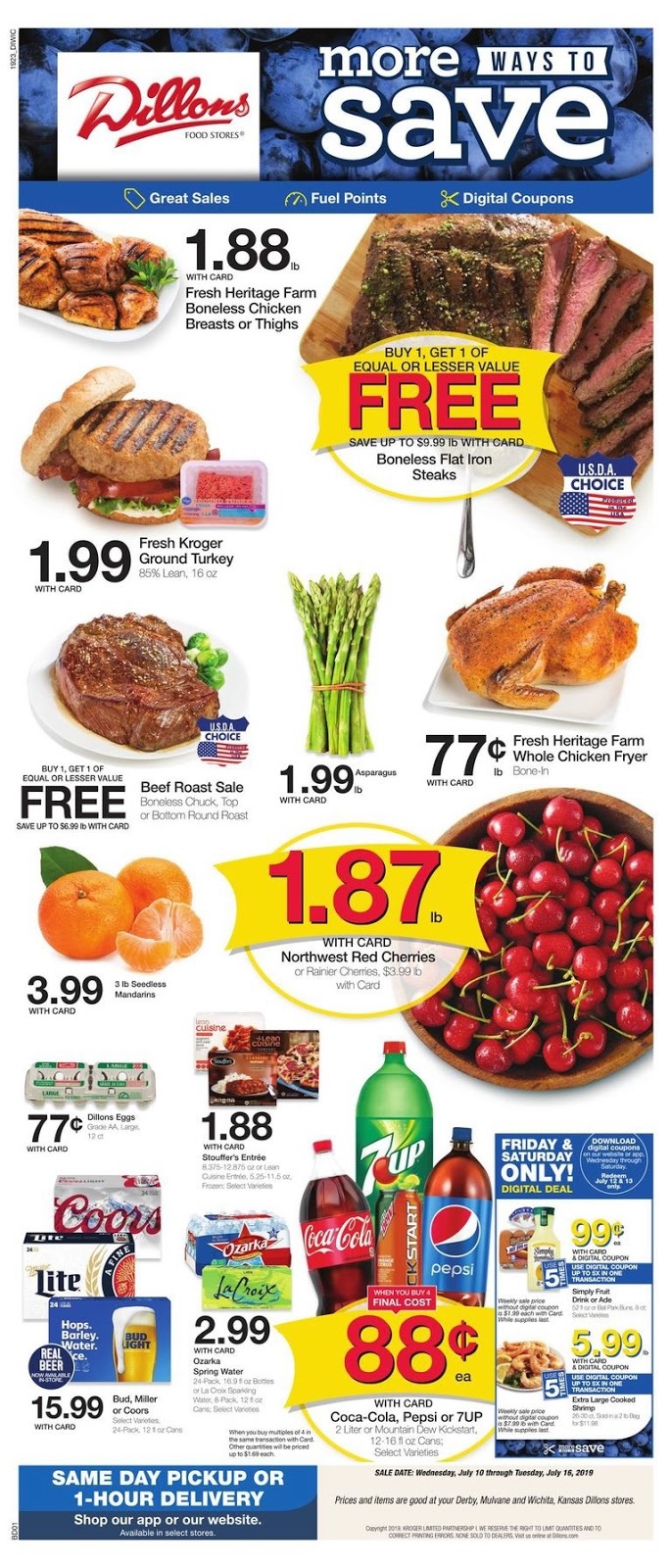 Dillons Ad Preview July 10 - July 16, 2019