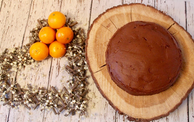 Dark chocolate and orange cake (Vegan)