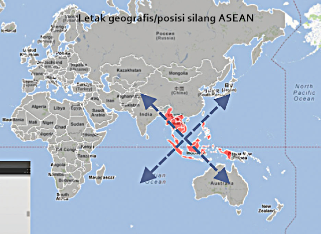 Lembar Kerja Peserta Didik Letak Negara-negara ASEAN