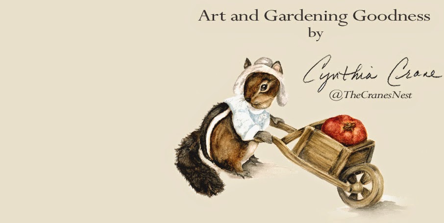 Cynthia Cranes Art and Gardening Goodness
