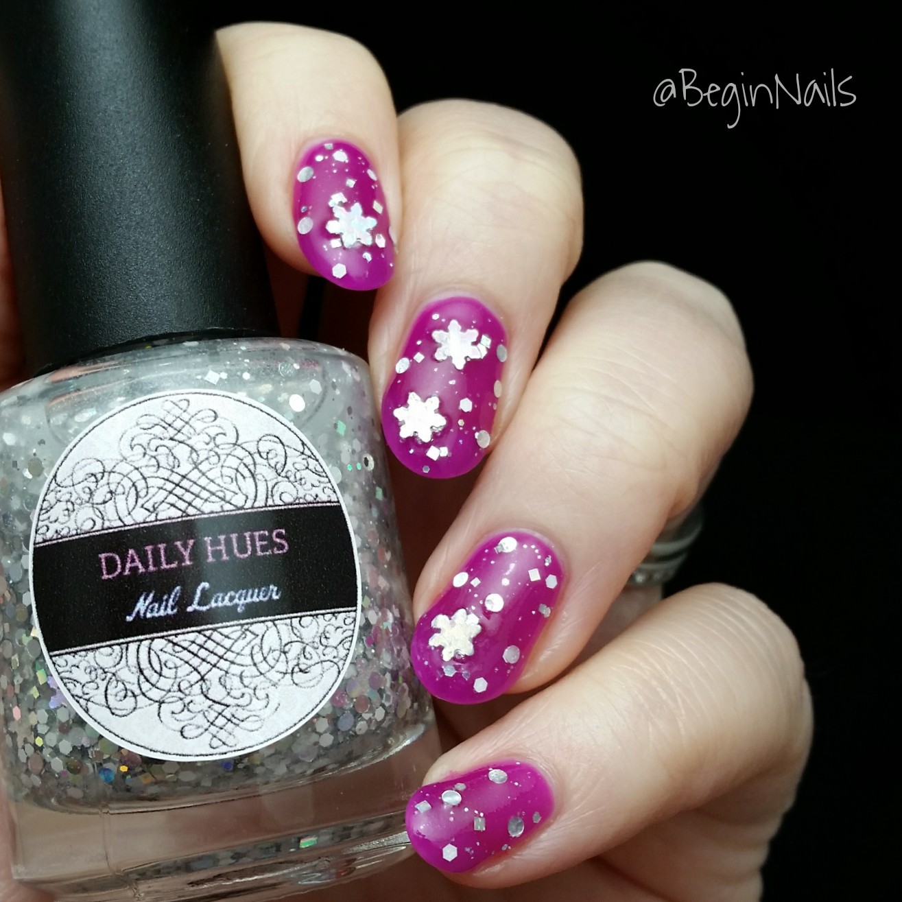 Let's Begin Nails Daily Hues Nail Lacquer 2015 Create Christmas