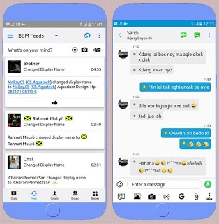 BBM Mod Iphone Style IOS Versi APK+DATA v3.2.5.12 BBM Mod Iphone Style IOS Versi APK+DATA v3.2.5.12
