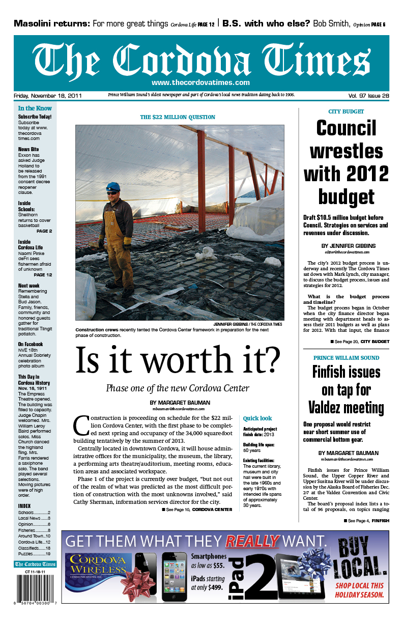 Chic 907 A whole new look for The Cordova Times