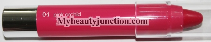 LA Splash Chubby Twist Auto-matted Lipstick in Pink Orchid review, swatch, photos