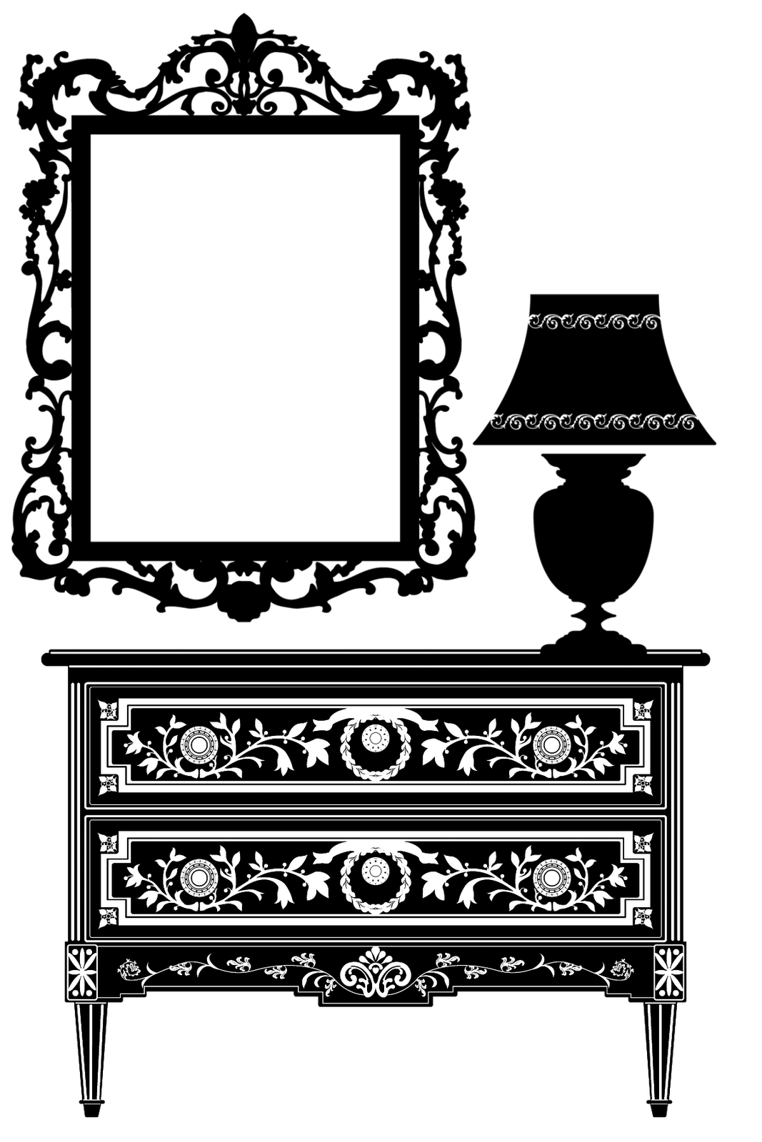 furniture silhouette clip art - photo #13