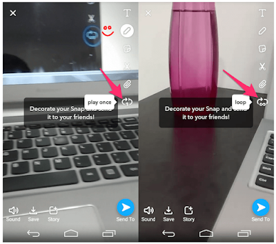 Cara Membuat Dan Mengirim Looping Video Pada Snapchat