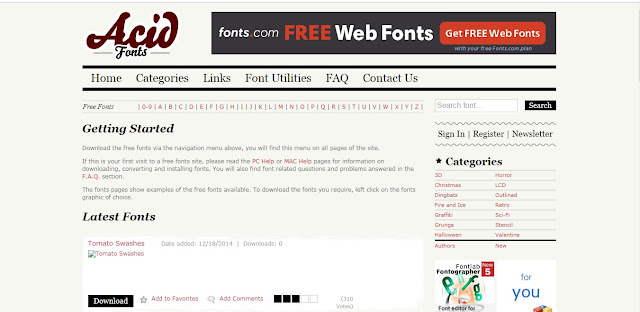11 Situs download Font Keren dan gratis 11 Situs download Font Keren dan gratis