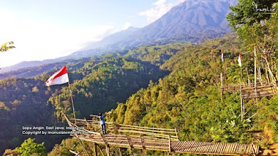 Wisata Terbaru di Blitar gumuk sapu angin