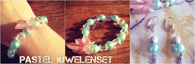 Handmade jewelry sweet colors bracelet earrings Handmade jewelry sweet colors bracelet earrings