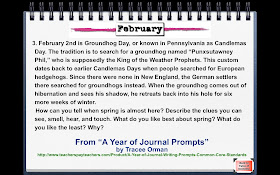 Groundhog Day Writing Prompt www.traceeorman.com
