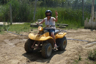 Yolanda con el Quad en Deltaventur. Yolanda con el Quad en Deltaventur.