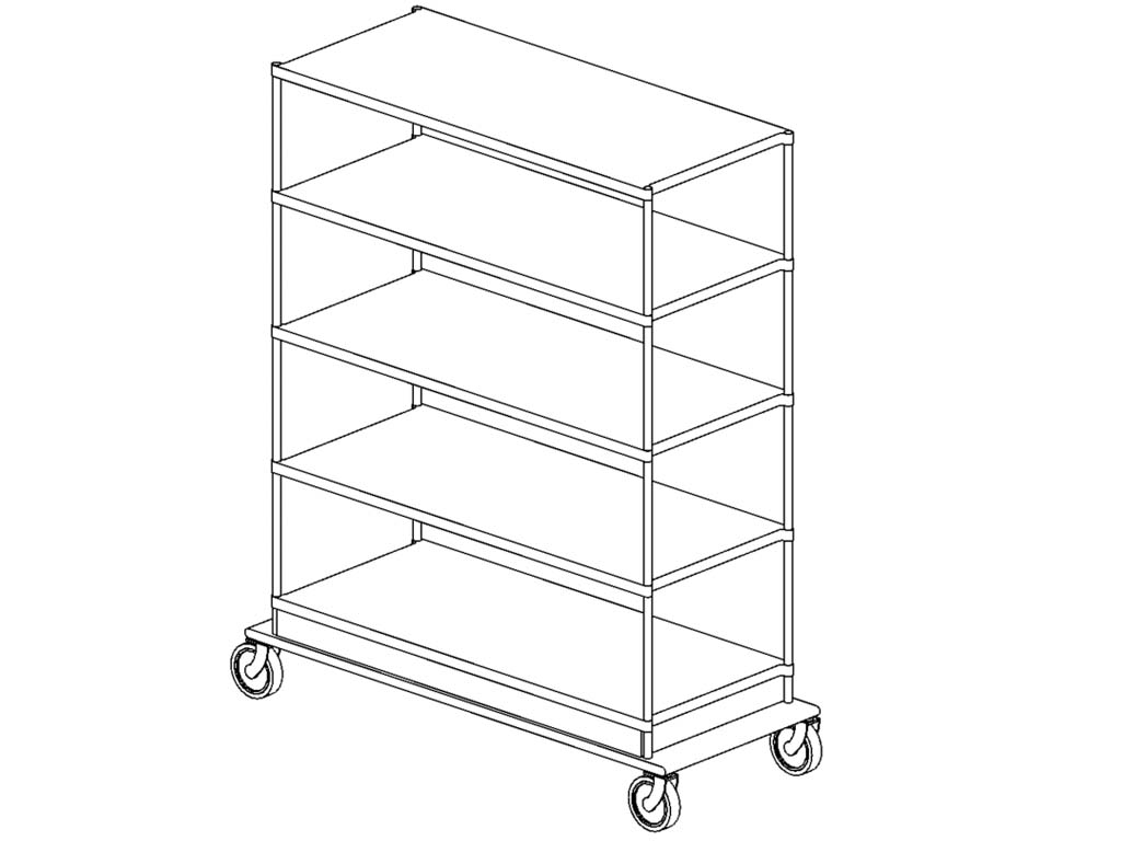BIM HEALTHCARE REVIT FAMILIES Supply Carts