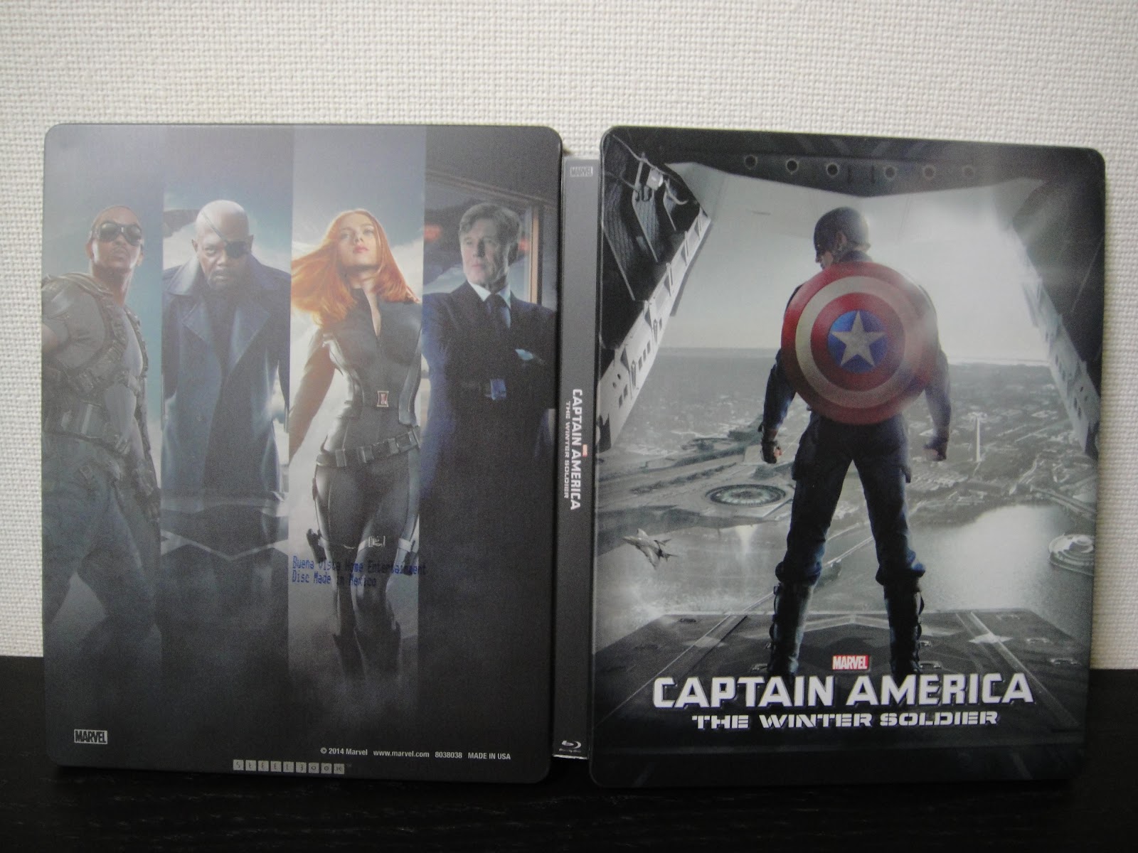 キャプテン アメリカ ウィンター ソルジャー スチールブック Captain America The Winter Soldier Steelbook