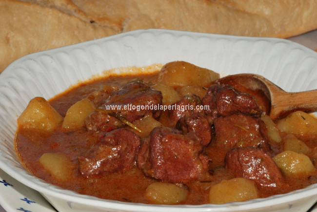 Receta de caldereta de jabalí Receta de caldereta de jabalí