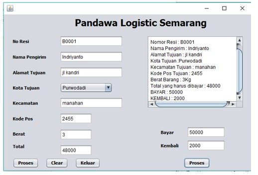 Program Pengiriman Barang Menggunakan Netbeans Ide 8 1 Tamvan Blog Dunia Teknologi Terkini