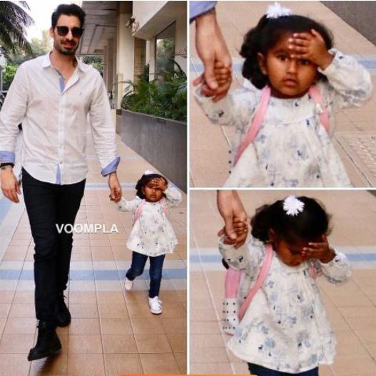 sunny leone daughter with father