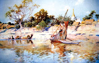 Old Bagan and Irrawaddy Old Bagan and Irrawaddy