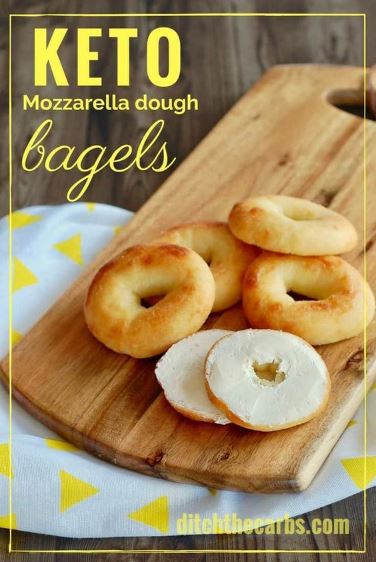 Keto Mozzarella Dough Bagels
