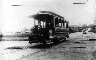 An image of Early 1900's Street Car that ran between Fountain Heights and Avondale