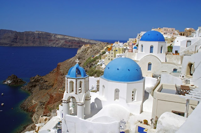Blue Domes Oia Santorini Blue Domes Oia Santorini