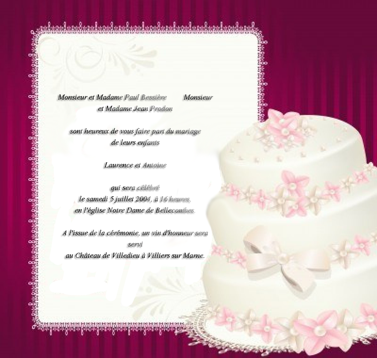 clipart pour invitation mariage - photo #32