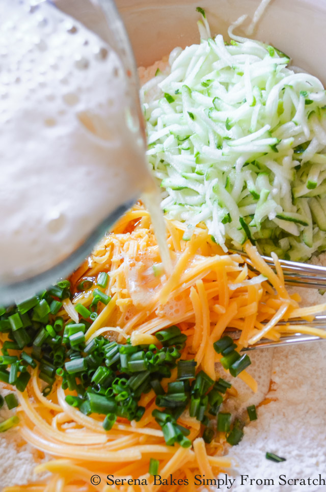 Zucchini Cheddar Cheese Herb Beer Bread Serena Bakes Simply From Scratch