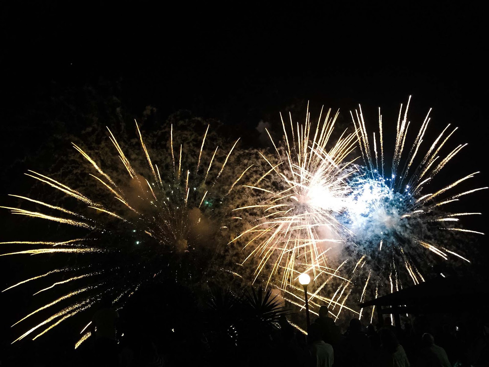 fireworks at a local maltese festival