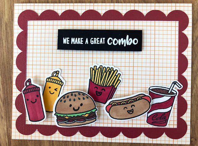 Sunny Studio Stamps: Fast Food Fun Customer Card by Ashley Hughes