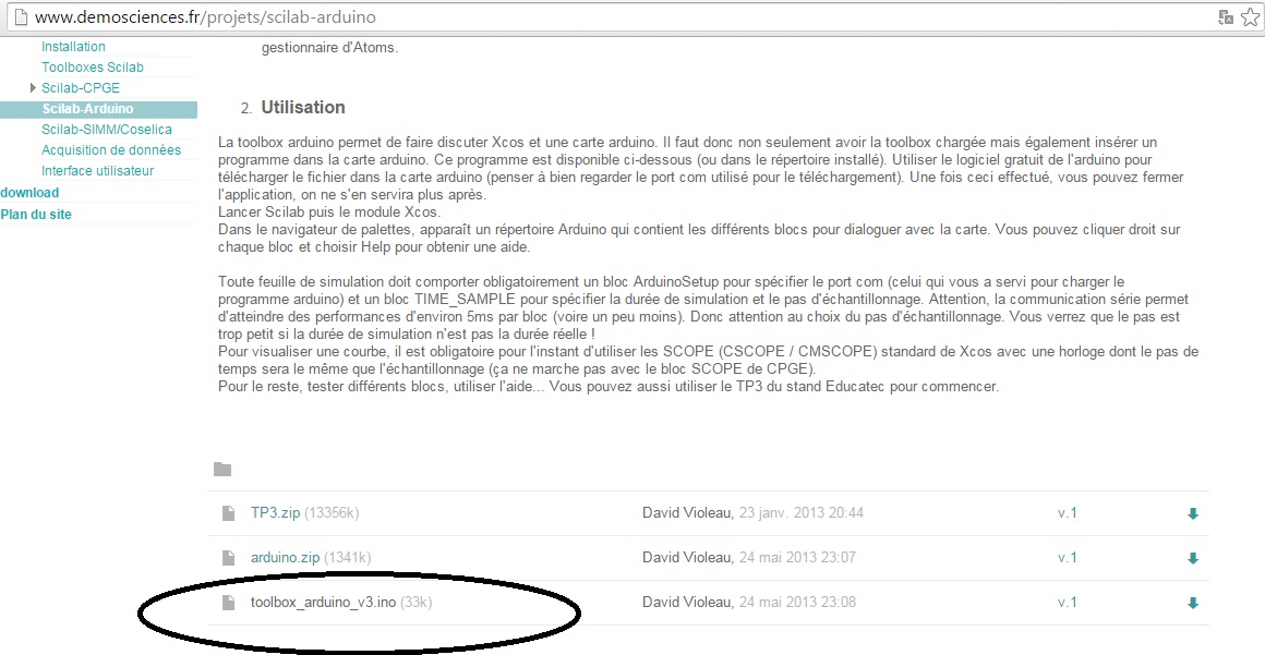 คนค้าหุ่น: ใช้ Xcos ของ scilab plot กราฟแรงดัน analog จาก Arduino