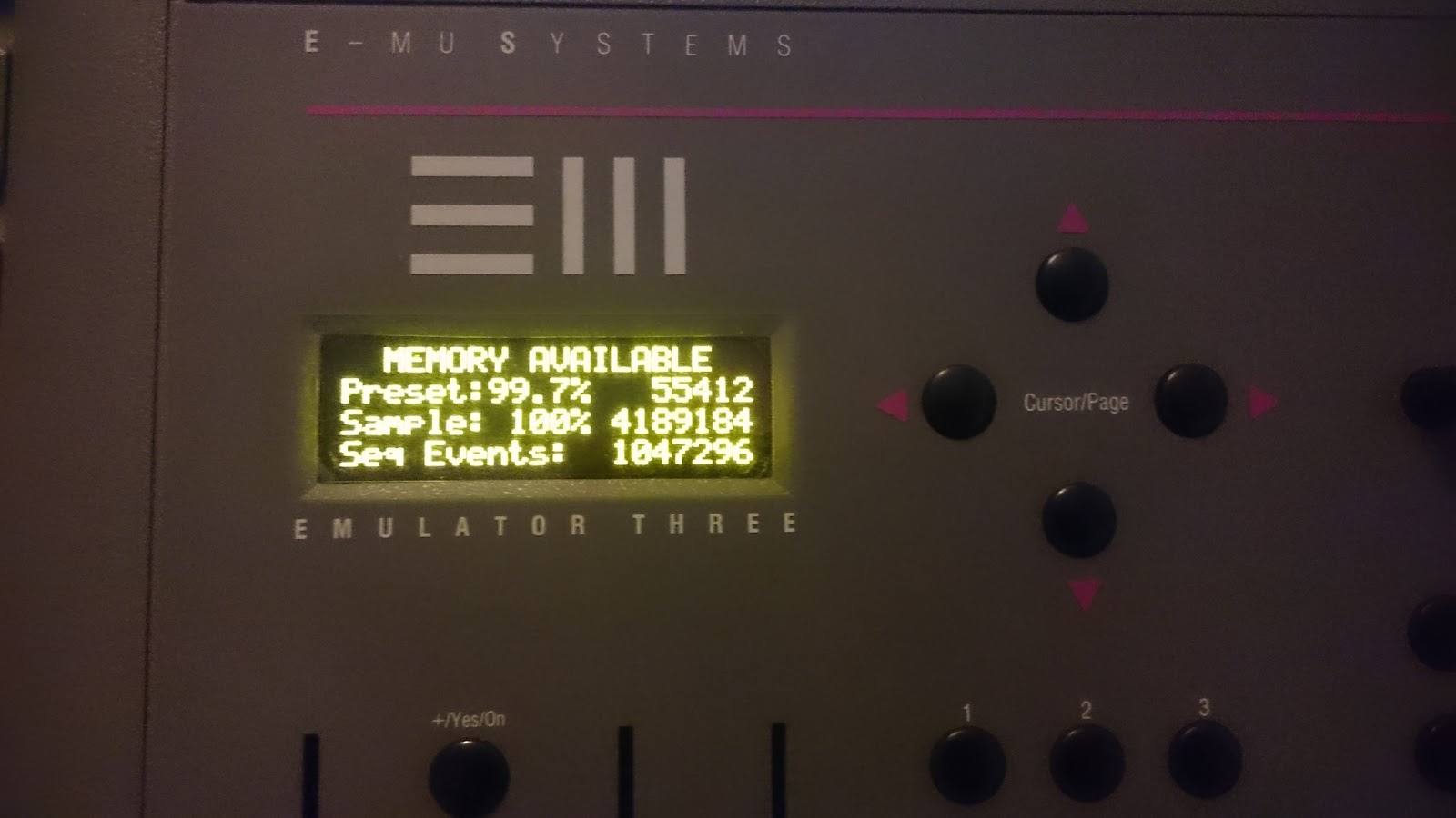 MATRIXSYNTH: E-MU Emulator EIII
