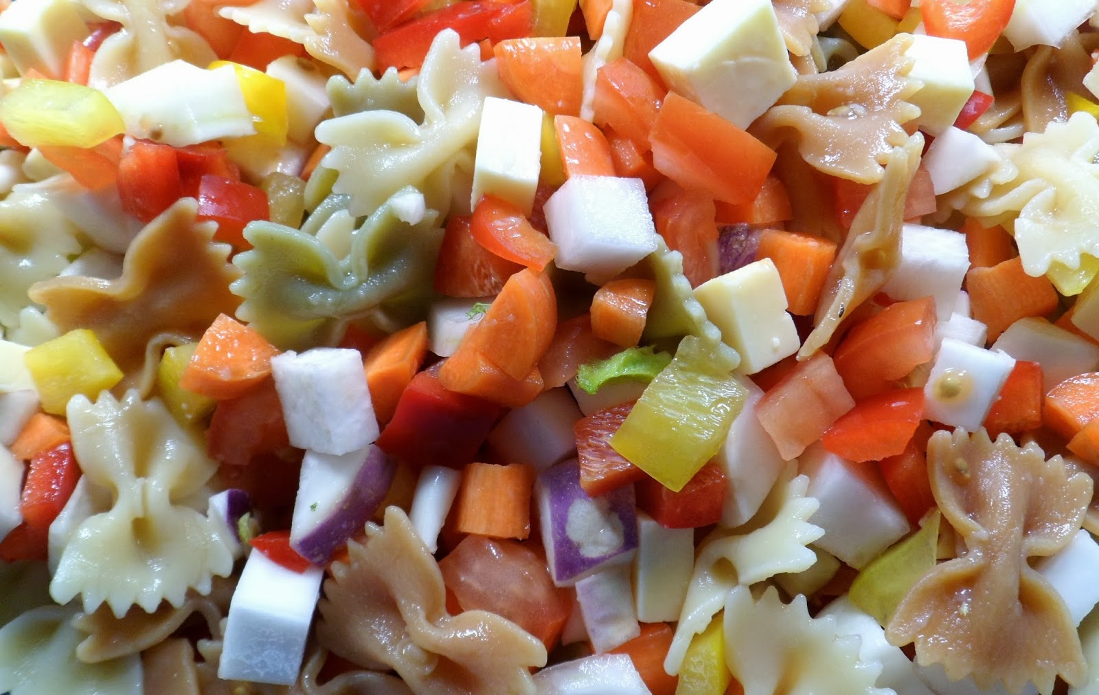 Les Crocs du Salade de pâtes aux légumes d'automne