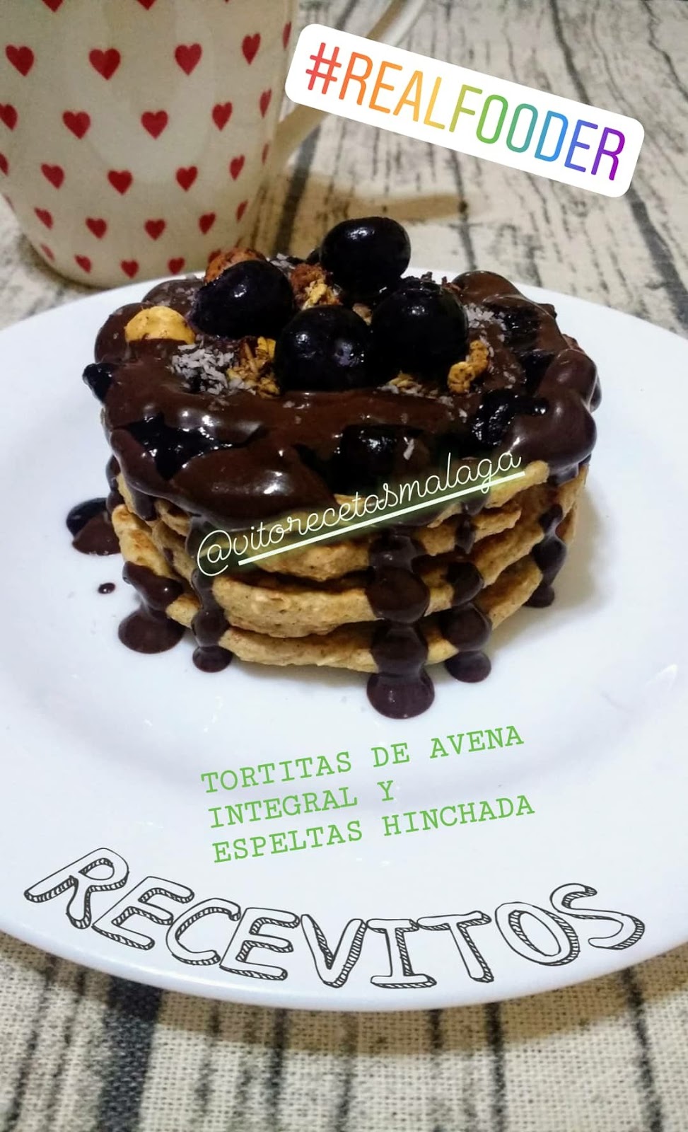 Recevitos Tortitas de Avena Integral y Espelta Hinchada 🥞