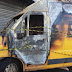 Carro do Sedex é destruído após ser incendiado em Ilhéus