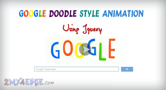 Google doodle style animation onclick using jquery