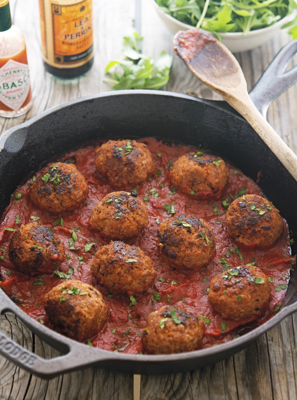 The Iron You Bloody Mary Meatballs