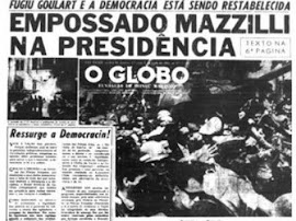 O Globo celebrou o Golpe Militar